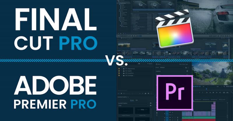  
                  Final Cut Pro X vs. Adobe Premiere Pro: что лучше для видеомонтажа на Mac?
                